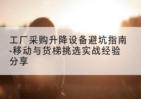 长汀移动式升降机怎么选-工厂采购升降设备避坑指南-移动与货梯挑选实战经验分享